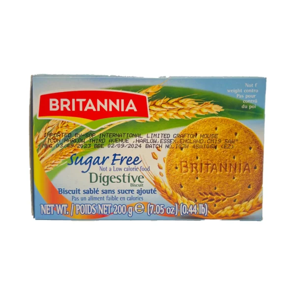 BRITANNIA SUGAR FREE DIGESTIVE 200G - Image 3