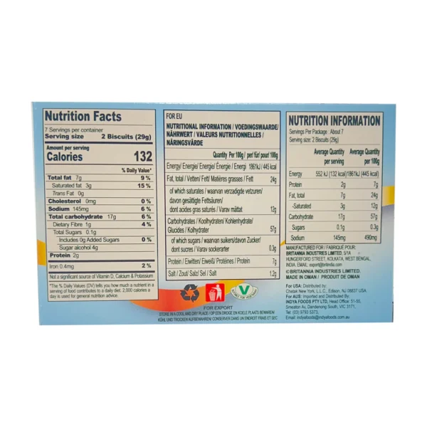 BRITANNIA SUGAR FREE DIGESTIVE 200G - Image 4